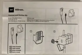 7000-916hs Hill-rom Hillrom Barcode Scanner And Holster Kit #3