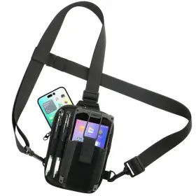 Homakover 604348763414 Scanner Holster Universal Barcode Chest Harness Carrying Case Pouch