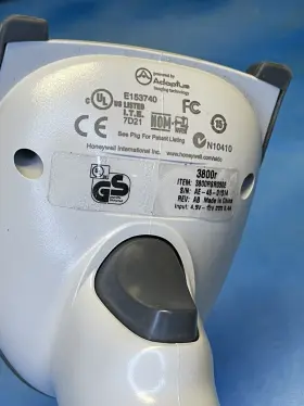 3800rsr050e Honeywell 3800r Handheld Barcode Scanner Tested - With Usb Cord #3