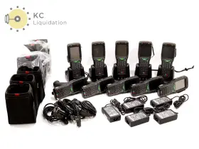 99ex-hb Honeywell 99gxl0 10x Dolphin Barcode Scanners With 5x Bases And 7x Holsters