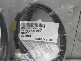 Cbl-503-300-c00 Honeywell 3 X New Usb Coiled Cable Type A Cbl 503 300 C00 #2