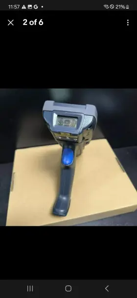 Ck65-l0n-dmn112e Honeywell Handheld Barcode Scanner With Handle Great Condition #2