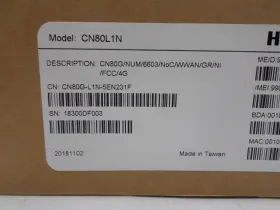 Cn80g-l1n-5en231f Honeywell Cn80 Numeric N6603er Mobile Computer