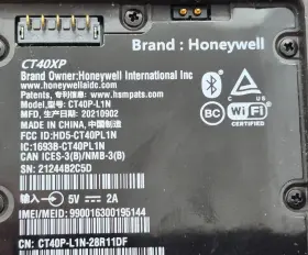 Ct40p-l1n Honeywell Mobile Computer Barcode Scanner No Battery #2