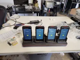 Ct45-l0n-27d100g Honeywell Lot Of 4ct45-l0n And Charger With Ac. Pic Is What Your Getting