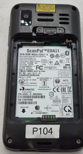 Eda51-0-b633sogu Honeywell Scanpal No Battery Locked #2