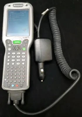 Hd59500lupe Honeywell Mobile Barcode Scanner Pocket Pc Untested Powers On