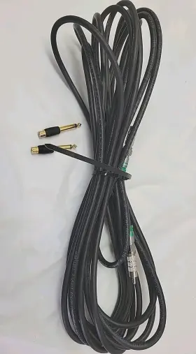 Pn5003 Honeywell Rca 18awg Cable With A Pair Of Gold Adaptors For Amp Mike