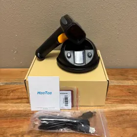Bs036 Hootoo 433mhz Wireless Portable Barcode Scanner With Charging Base