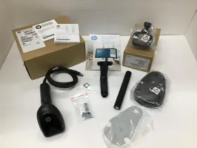 5yq08aa Hp Engage Ii 2d Barcode Scanner Usb Cable Stand Kit Read #2