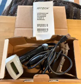 Idba-4241lrb Id Tech Versascan Lr Black Usb Barcode Scanner With Manual Used Briefly Tested