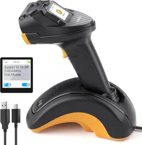 Inateck 976521110037 Bluetooth Barcode Scanner 2d 1d Wireless Handheld Qr Code
