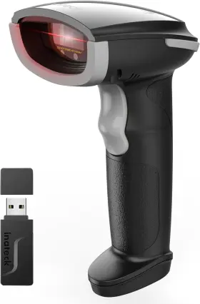 Bcst-21-ai Inateck Gray 1d Barcode Scanner Bluetooth Handheld Ai Wireless With App Sdk