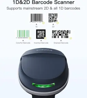 Bcst-54 Inateck 2d Wireless Qr Barcode Scanner 3 In 1 Reader Screen Scanning Smart Stand #2