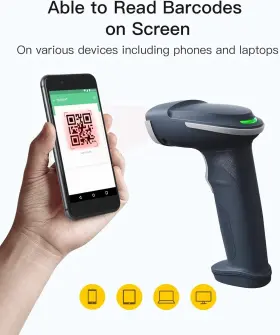 Bcst-54 Inateck 2d Wireless Qr Barcode Scanner 3 In 1 Reader Screen Scanning Smart Stand #3
