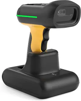 Bcst-75s Inateck Black Industrial 2d Barcode Scanner Qr Code Wireless Smart Charge Stand Ip67