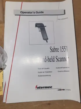 1551e0600 Intermec New Old Stock Sabre Model 1551 Barcode Scanner #2