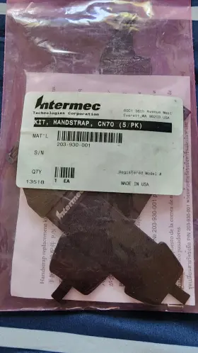 203-930-001 Intermec New Oem 5 Pack Handstrap For Cn70 Metal Pin Included