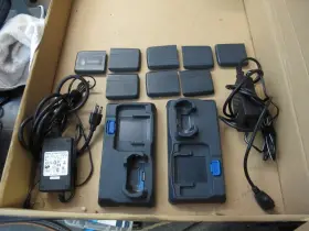 871-033-021 Intermec Lot Of 2 Ad27 Cn51 Cradle Docking Battery Charger 8 Batt