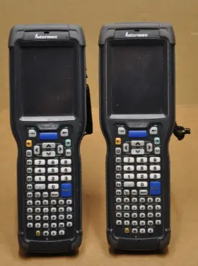 Ck71aa4mn00w1100 Intermec Lot Of 2 Barcode Scanners For Parts Only