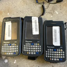 Cn3aqh800g5e500 Intermec Lot Of 3 - Cn3 Handheld Computer Only Untested