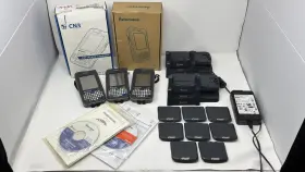 Cn3b1a8400e10 Intermec Cn3 Handheld Mobile Computer Barcode Scanner Lot Of 3 With Cradles