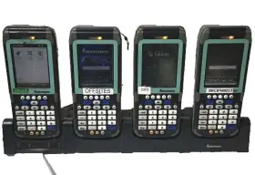 Cn3fvh84000e100 Intermec Set Of 4 Cn3 Barcode Scanner Reader With Cradle