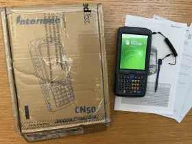 Cn50aqu1en21 Intermec Cn50 Pda Wifi Barcode Scanner Battery Stylus Manual - Tested
