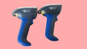 Sr61t Intermec Lot Of 2 Barcode Scanner With Cable - Free Shipping #3