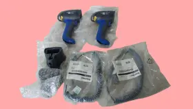 Sr61t Intermec Lot Of 2 Barcode Scanner With Cable - Free Shipping