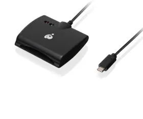 Gsr205 Iogear Usb-c Common Access Cac Smart Card Reader