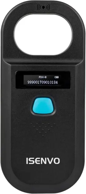 Ar190 Isenvo Pet Microchip Scanner Rechargeable Rfid Emid Micro Chip Reader 134.2khz