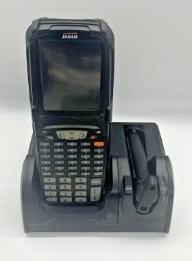 Xg105 Janam Barcode Scanner With Charging Station And Batteries