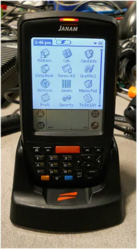 Xp20n-1nmlyc00 Janam Lot Of 3 Barely Used Palm Powered Pda Barcode Scanner #2