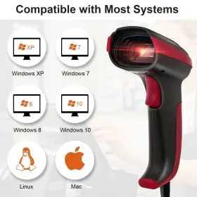 Jrhc 339036081778 Barcode Scanner Wired 2d Bar Code Reader Automatic Qr 1d Sup #3