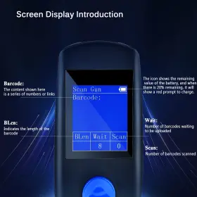 Jrhc 339036081853 Qr Code Scanner 2d Portable Barcode Wireless 2-in-1 2.4g Wireles #3