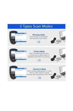 Jrhc 339036268025 Wireless Barcode Scanner Portable Reader 1d 2d Pdf Inventory Sca #2