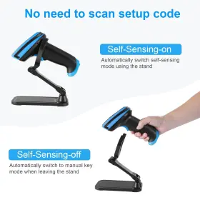 Jrhc 749727130347 Barcode Scanner Wireless 1d Laser Reader With Stand 2.4g And #2