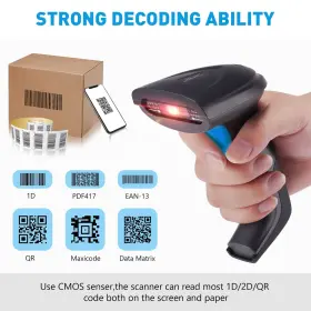 Scanner2d Jrhc 796103409139 Bluetooth Barcode Bar Code Reader With 2.4g Wireless And Fu #3