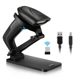 Scanner2d Jrhc 796103409139 Bluetooth Barcode Bar Code Reader With 2.4g Wireless And Fu