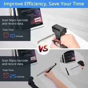B09x2lchs4 Jrhc 1d Bluetooth Barcode Scanner Portable Wearable Mini Finger Bar Code Reader #3