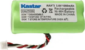 4330242100 Kastar 2-pack Aaa 3.6v 1000mah Ni-mh Rechargeable Battery Replacement For Zebra #2