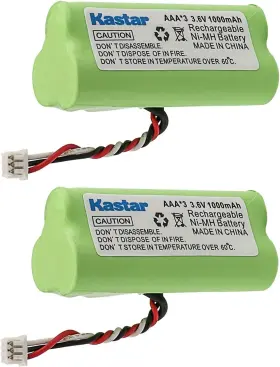 4330242100 Kastar 2-pack Aaa 3.6v 1000mah Ni-mh Rechargeable Battery Replacement For Zebra
