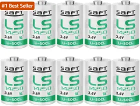 Ls14250 Kcatdrey 445024836830 10 X 1/2 Aa 3.6v Batteries 1200mah Use For Computers Memory Dog Collar W