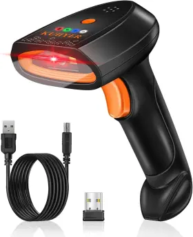 Ku062pro Kuiiyer 1d/2d Barcode Scanner Handheld Usb Wired Qr Code Reader For Pc Windows Ios Pos