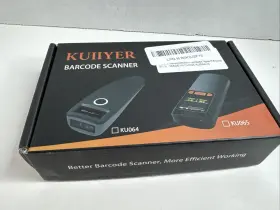 Ku064 Kuiiyer Bluetooth Barcode Scanner Wireless Usb 2d/1d 164ft Range - New