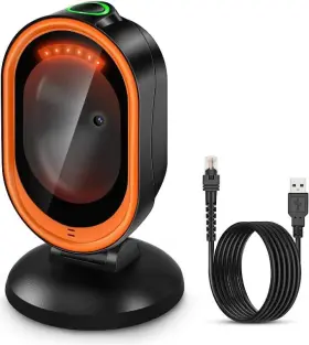 X30-1000a Kuiiyer 1d Qr 2d Barcode Scanner Usb Wired Automatic Desktop Bar Code With A