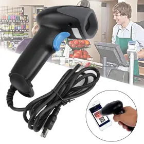 E301-e022-blk Madhornets M930 Intelligent 1d 2d Usb Port Laser Barcode Scanner Bar Code Reader Pos Data E #2