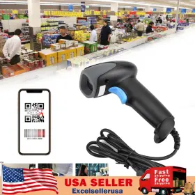 E301-e022-blk Madhornets M930 Intelligent 1d 2d Usb Port Laser Barcode Scanner Bar Code Reader Pos Data E
