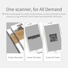 E301-e030 Madhornets 1d 2d Desktop Barcode Scanner Omnidirectional Usb Auto Sensing Reader Ue #3